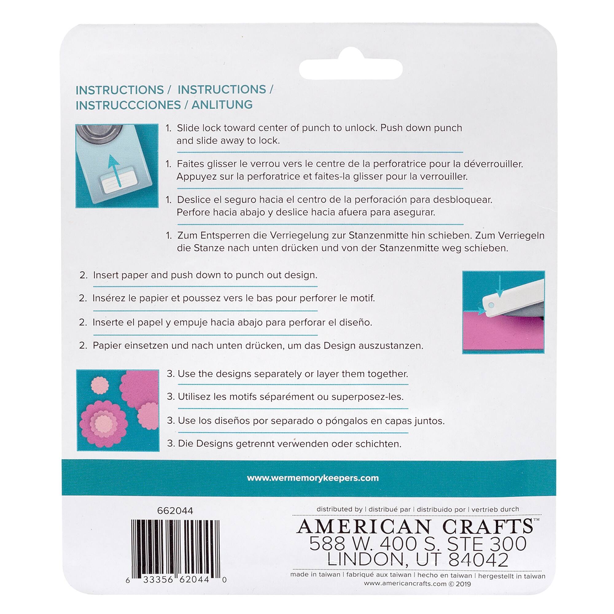 We R Memory Keepers® Scallop Circles Layering Punches Set